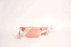 Banana Bag Pink Cotton Macramé Nicole 腰包