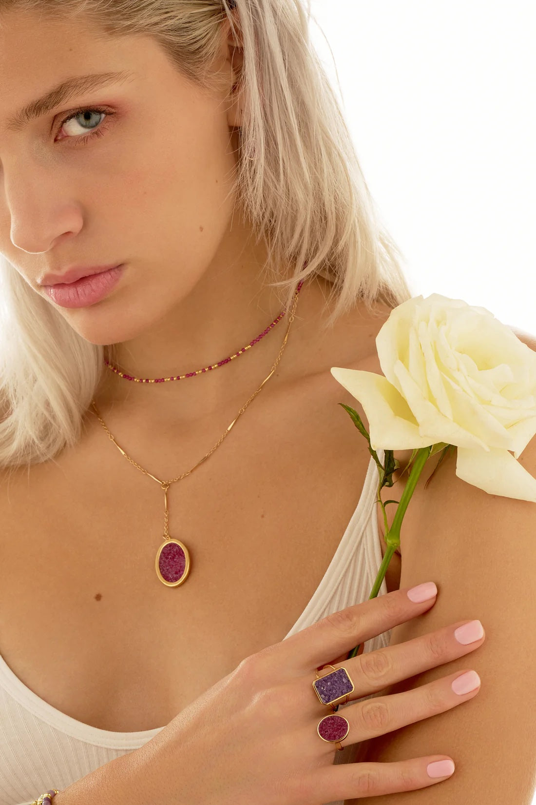 Collier Labrum 頸鍊 - 加熱紅寶石❤️ Rubis Chauffé